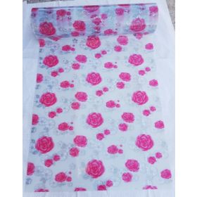 Şeffaf Desenli 80 cm X 110 cm 1.7 mm Kalın Pvc Kaymaz Masa Örtüsü