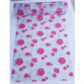Şeffaf Desenli 80 cm X 150 cm 1.7 mm Kalın Pvc Kaymaz Masa Örtüsü