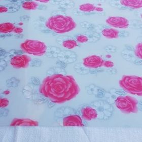 Şeffaf Desenli 80 cm X 190 cm 1.7 mm Kalın Pvc Kaymaz Masa Örtüsü