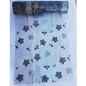 Şeffaf Desenli 80 cm X 250 cm 1.7 mm Kalın Pvc Kaymaz Masa Örtüsü