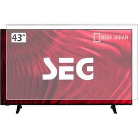SEG 43SC7600 Tv Ekran Koruyucu - Seg 43" Inç Tv Ekran Koruyucu Şeffaf Panel - 43 inç