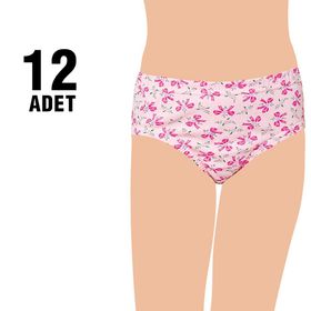 Seher 12'li Kız Çocuk Empirme Slip Külot