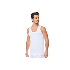 Seher ELF568S0001CCM6 Beyaz 6'lı Klasik Penye Erkek Atlet