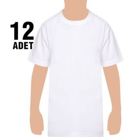 Seher ELF568S0045CCM6 6'LI Kız Çocuk Beyaz Atlet