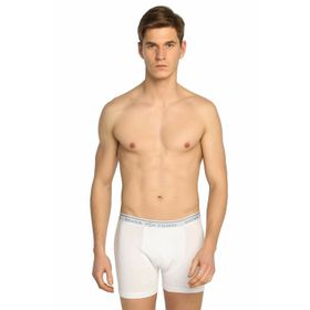 Seher ELF568S0060CCM12 Beyaz 12 li Paket likralı Erkek Boxer