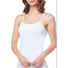 Seher Yıldızı 0061 Ribana İp Askı 6 Adet Beyaz Kadın Atlet