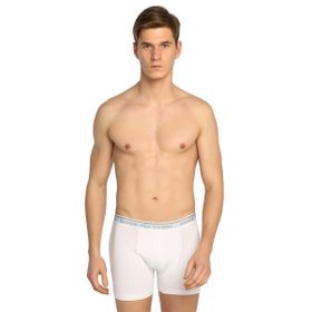 Seher Yıldızı Beyaz Likralı Erkek Boxer