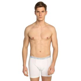 Seher Yıldızı Beyaz Likralı Erkek Boxer