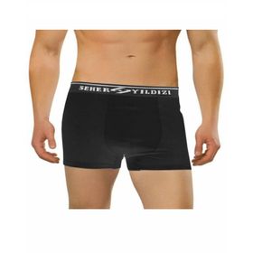 Seher Yıldızı Erkek 3'lü Likralı Pamuklu Boxer Don