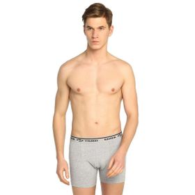 Seher Yıldızı Gri Likralı Erkek Boxer