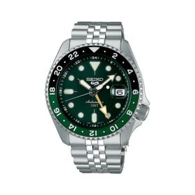 Seiko 5 Sports GMT SSK035K Metalik Gri Erkek Kol Saati