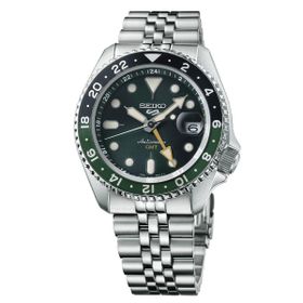 Seiko 5 Sports GMT SSK035K Metalik Gri Erkek Kol Saati