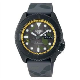 Seiko 5 SRPH69K Siyah Sports One Piece Sanji Erkek Kol Saati