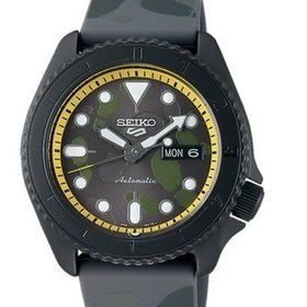 Seiko 5 SRPH69K Siyah Sports One Piece Sanji Erkek Kol Saati