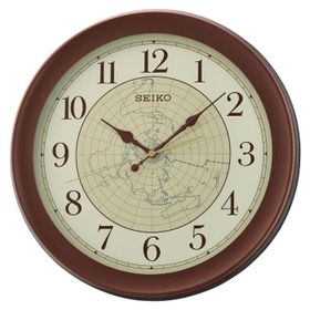 Seiko QXA709B Kahverengi Plastik Duvar Saati