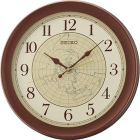 Seiko QXA709B Kahverengi Plastik Duvar Saati