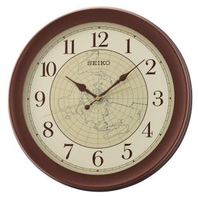 Seiko QXA709B Kahverengi Plastik Duvar Saati