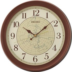 Seiko QXA709B Kahverengi Plastik Duvar Saati