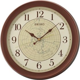Seiko QXA709B Kahverengi Plastik Duvar Saati