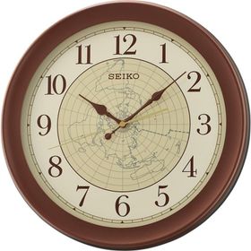 Seiko QXA709B Kahverengi Plastik Duvar Saati