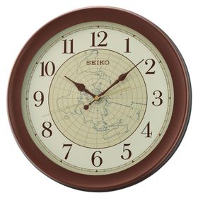 Seiko QXA709B Kahverengi Plastik Duvar Saati