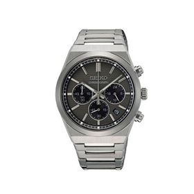 Seiko SEİSB455P Metalik Gri Çelik Erkek Kol Saati