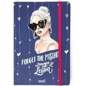 Şeker Ofisi A5 Desenli Sert Kapak Lastikli Defter
