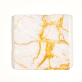 Şeker Portakalım 10 x 10 cm Renkli Dekoratif Figürlü Doğal Taş Gider Kapağı Banyo Süsü Tekli