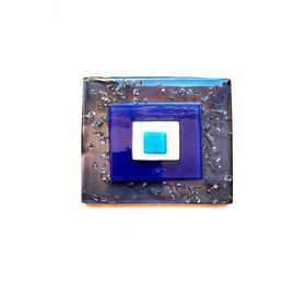Şeker Portakalım 10x10 cm Dekoratif Fügürlü Koku Önleyici Cam Gider Kapağı Banyo Tuvalet Gider Süsü