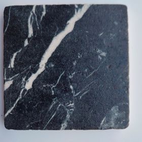 Şeker Portakalım Tekli 10x10 cm Beyaz Dekoratif Figürlü Doğal Taş Gider Kapağı Banyo Süsü