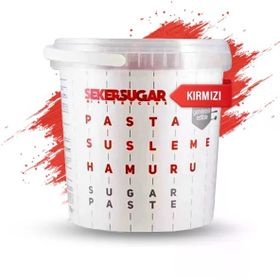Şeker & Sugar 1 kg Kırmızı Şeker Hamuru