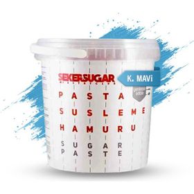 Şeker & Sugar 1 kg Koyu Mavi Şeker Hamuru