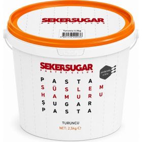 Şeker & Sugar 2.5 kg Turuncu Şeker Hamuru