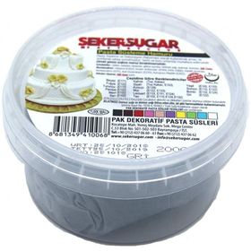Şeker & Sugar 200 gr Gri Şeker Hamuru