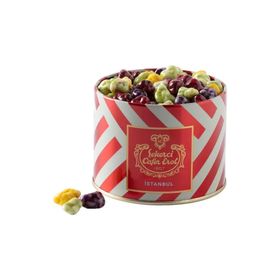 Şekerci Cafer Erol 350 gr Kristal Kapak Teneke Kutu Çikolatalı Meyveli Draje
