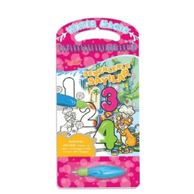 Şekerlerle Sayılar - Water Magic - Özel Kalemli Boya Kitabı