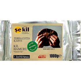 Şekil 1000 gr Terracotta Kahverengi Seramik Hamuru