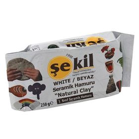 Şekil 250 gr Beyaz Kil Hamuru