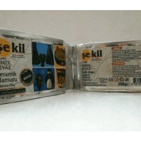 Şekil 250 gr Beyaz Seramik Hamuru