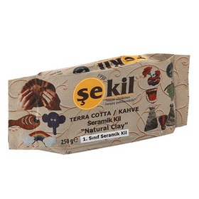 Şekil 250 gr Kahverengi Kil Hamuru