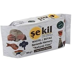 Şekil 500 gr Beyaz Kil Hamuru