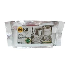 Şekil 500 gr Beyaz Seramik Hamuru