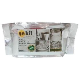 Şekil 500 gr Beyaz Seramik Hamuru