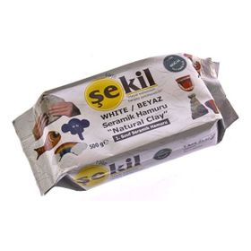 Şekil 500 gr Beyaz Seramik Hamuru
