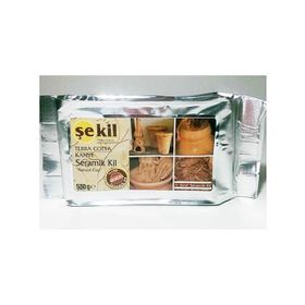 Şekil 500 gr Kahverengi Seramik Kil
