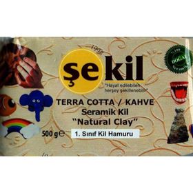 Şekil 500 gr Kahverengi Seramik Kil