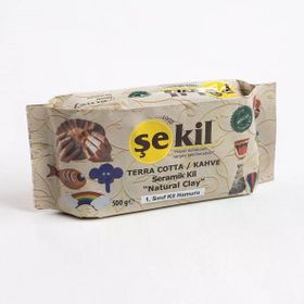Şekil 500 gr Terracotta Doğal Seramik Kil