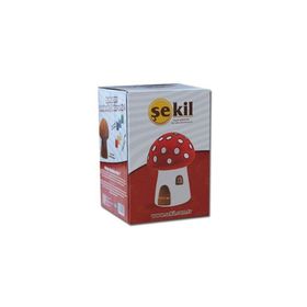 Şekil Kil Seti Mantar Kumbara
