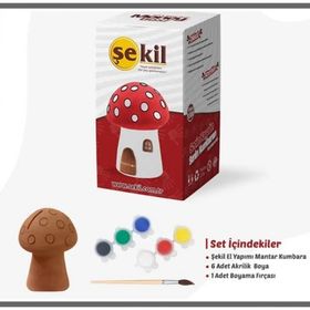 Şekil Mantar Kumbara Boyama Seti