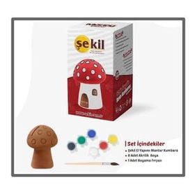 Şekil Mantar Kumbara Boyama Seti